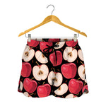Apple Pattern Print Women's Shorts