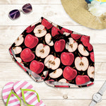 Apple Pattern Print Women's Shorts