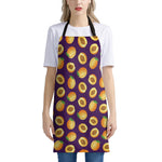 Apricot Fruit Pattern Print Apron