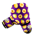 Apricot Fruit Pattern Print Boxing Gloves