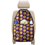 Apricot Fruit Pattern Print Car Seat Organizers