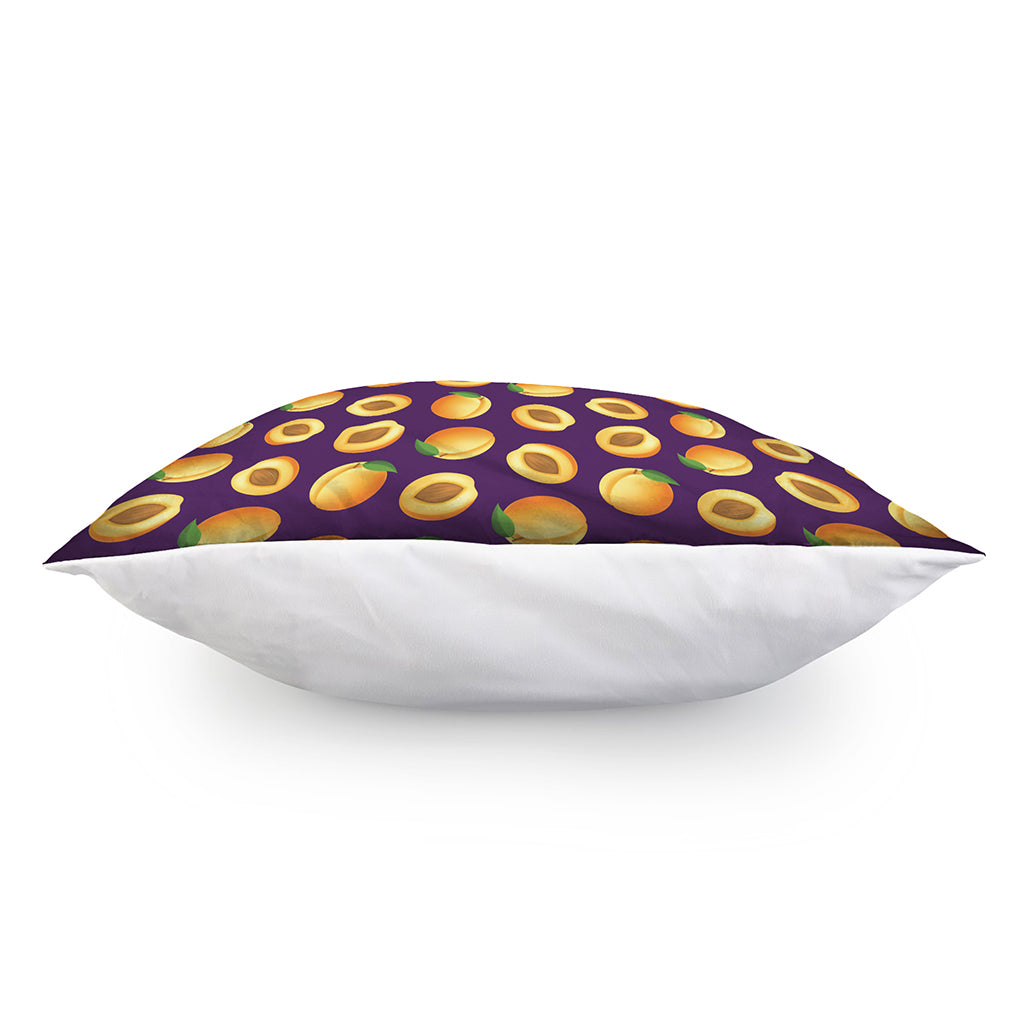 Apricot Fruit Pattern Print Pillow Cover