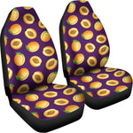 Apricot Fruit Pattern Print Universal Fit Car Seat Covers
