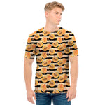 Apricot Fruit Striped Pattern Print Men's T-Shirt