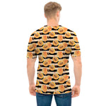 Apricot Fruit Striped Pattern Print Men's T-Shirt