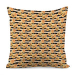 Apricot Fruit Striped Pattern Print Pillow Cover