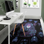 Aquarius And Astrological Signs Print Area Rug