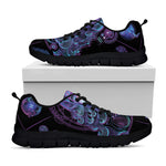 Aquarius And Astrological Signs Print Black Sneakers