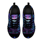 Aquarius And Astrological Signs Print Black Sneakers