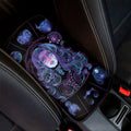 Aquarius And Astrological Signs Print Car Center Console Cover