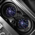 Aquarius And Astrological Signs Print Car Coasters
