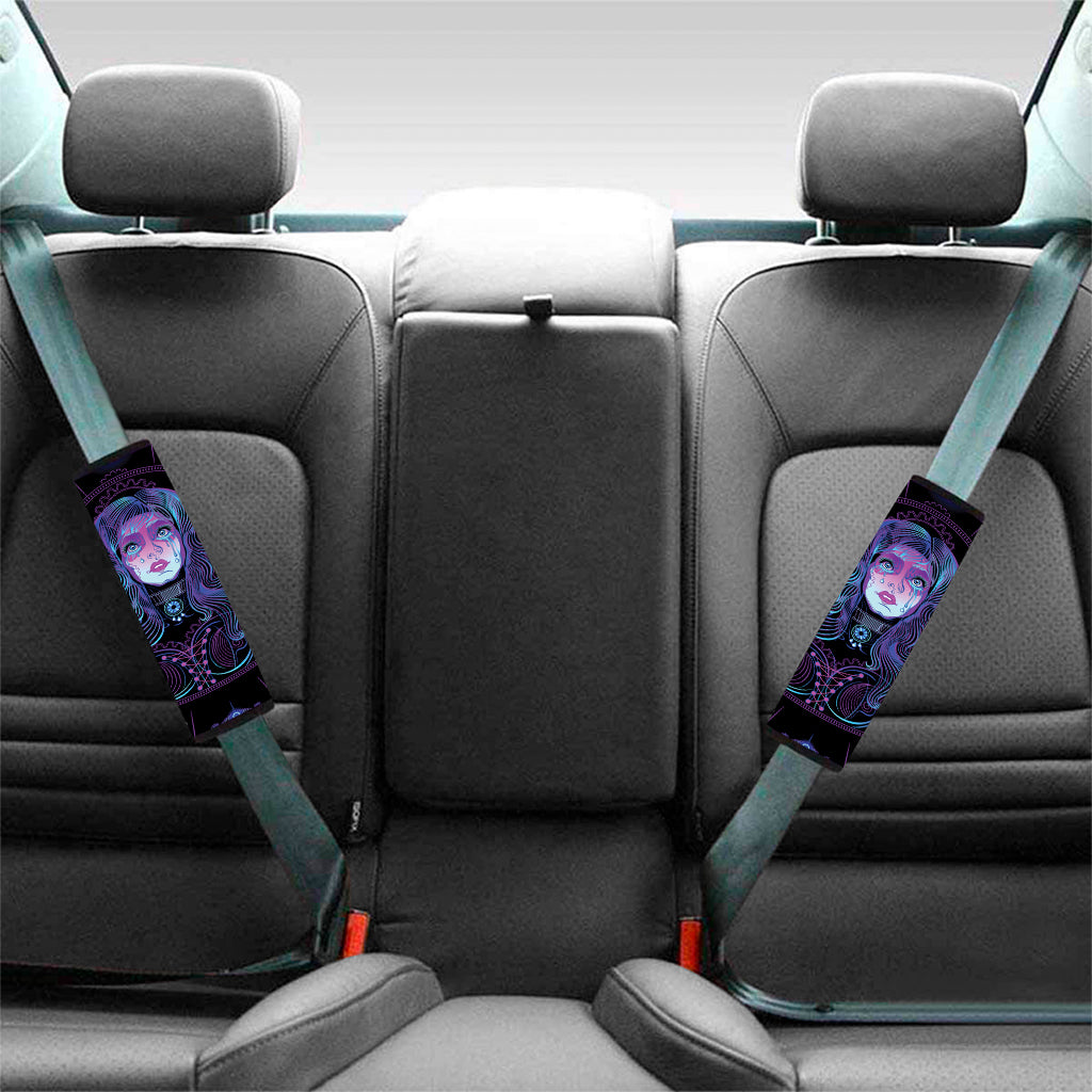 Aquarius And Astrological Signs Print Car Seat Belt Covers