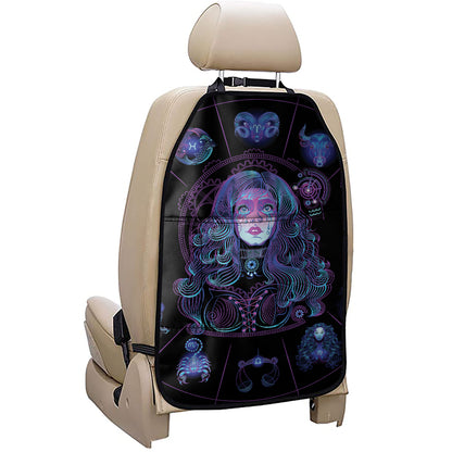 Aquarius And Astrological Signs Print Car Seat Organizers