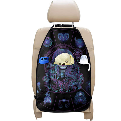Aquarius And Astrological Signs Print Car Seat Organizers