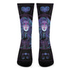 Aquarius And Astrological Signs Print Crew Socks