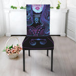 Aquarius And Astrological Signs Print Dining Chair Slipcover