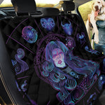 Aquarius And Astrological Signs Print Pet Car Back Seat Cover