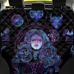 Aquarius And Astrological Signs Print Pet Car Back Seat Cover