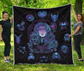 Aquarius And Astrological Signs Print Quilt