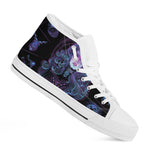 Aquarius And Astrological Signs Print White High Top Shoes