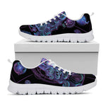 Aquarius And Astrological Signs Print White Sneakers