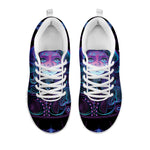 Aquarius And Astrological Signs Print White Sneakers