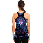 Aquarius And Astrological Signs Print Women's Racerback Tank Top