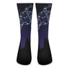 Aquarius Constellation Print Crew Socks