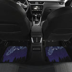 Aquarius Constellation Print Front and Back Car Floor Mats