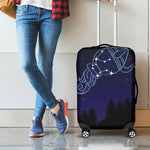 Aquarius Constellation Print Luggage Cover