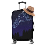 Aquarius Constellation Print Luggage Cover
