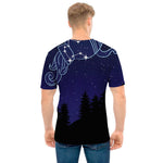 Aquarius Constellation Print Men's T-Shirt