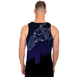 Aquarius Constellation Print Men's Tank Top