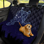 Aquarius Constellation Print Pet Car Back Seat Cover