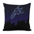 Aquarius Constellation Print Pillow Cover