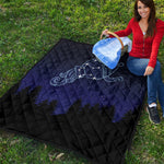 Aquarius Constellation Print Quilt