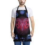 Aries And Astrological Signs Print Apron