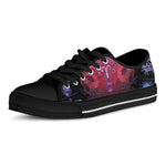 Aries And Astrological Signs Print Black Low Top Shoes 