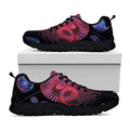 Aries And Astrological Signs Print Black Running Shoes