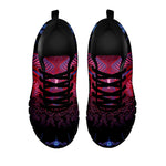 Aries And Astrological Signs Print Black Sneakers