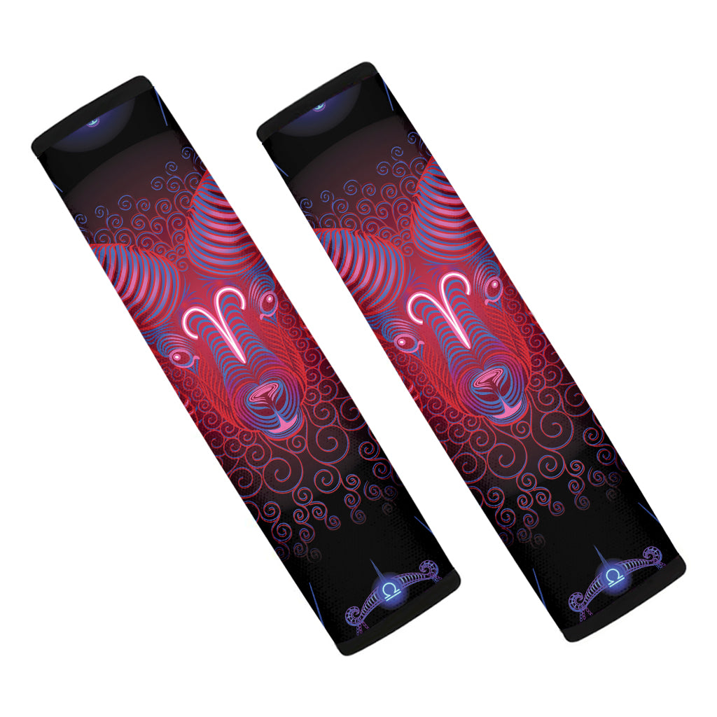 Aries And Astrological Signs Print Car Seat Belt Covers