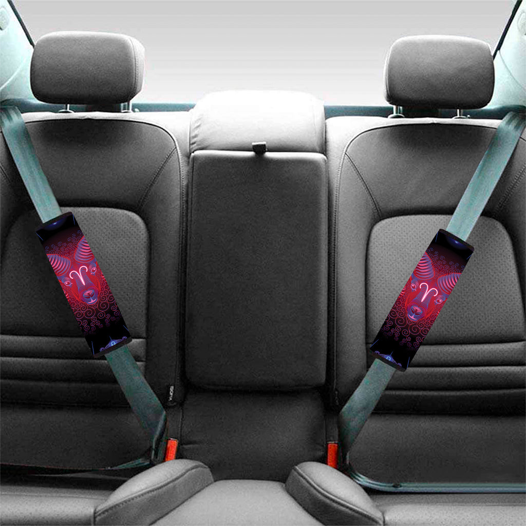 Aries And Astrological Signs Print Car Seat Belt Covers