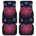 Aries And Astrological Signs Print Front and Back Car Floor Mats