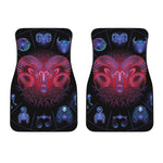 Aries And Astrological Signs Print Front Car Floor Mats