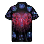 Aries And Astrological Signs Print Men's Short Sleeve Shirt