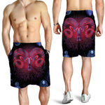 Aries And Astrological Signs Print Men's Shorts