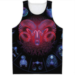 Aries And Astrological Signs Print Men's Tank Top