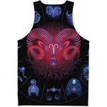 Aries And Astrological Signs Print Men's Tank Top