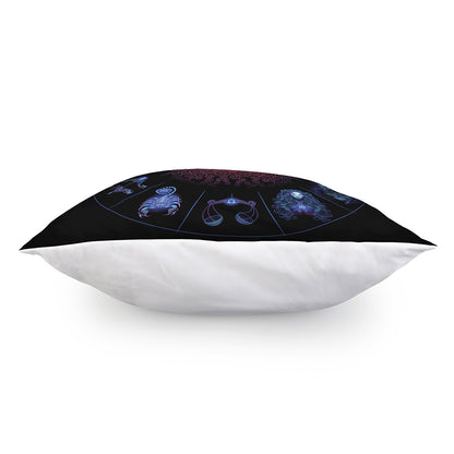Aries And Astrological Signs Print Pillow Cover