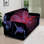 Aries And Astrological Signs Print Sofa Cover